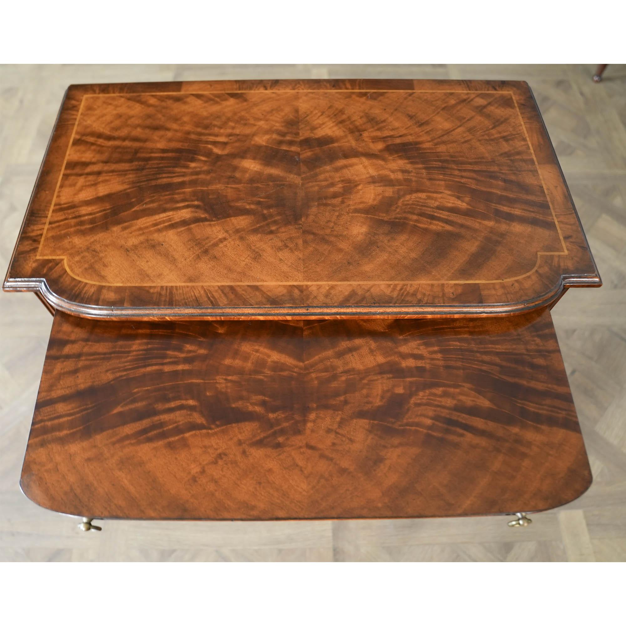 Mahogany NVIN0531 PAIR Vintage Theodore Alexander Gentleman’s Chests For Sale