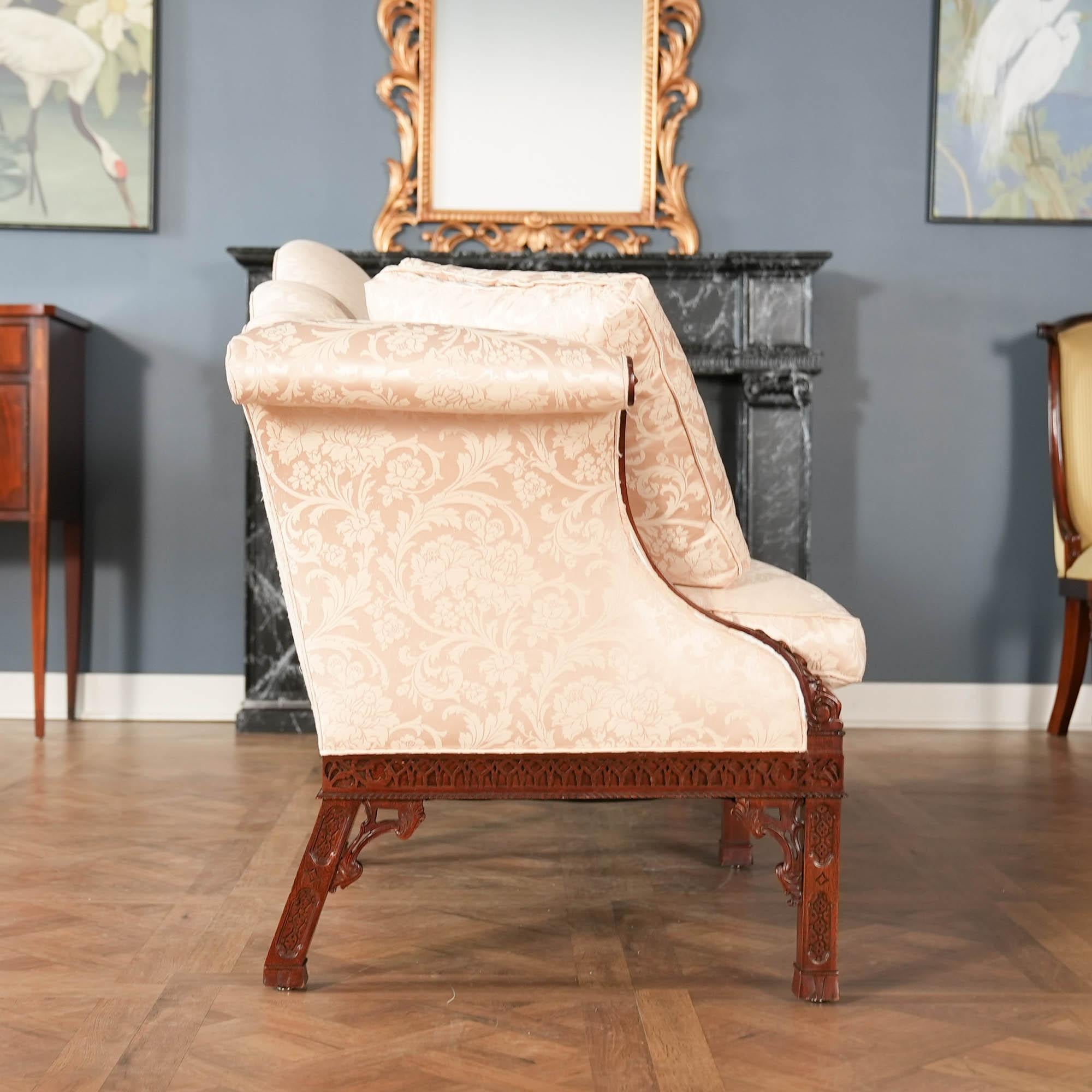 NVIN0534 Vintage Hickory Chair Sofa For Sale 3
