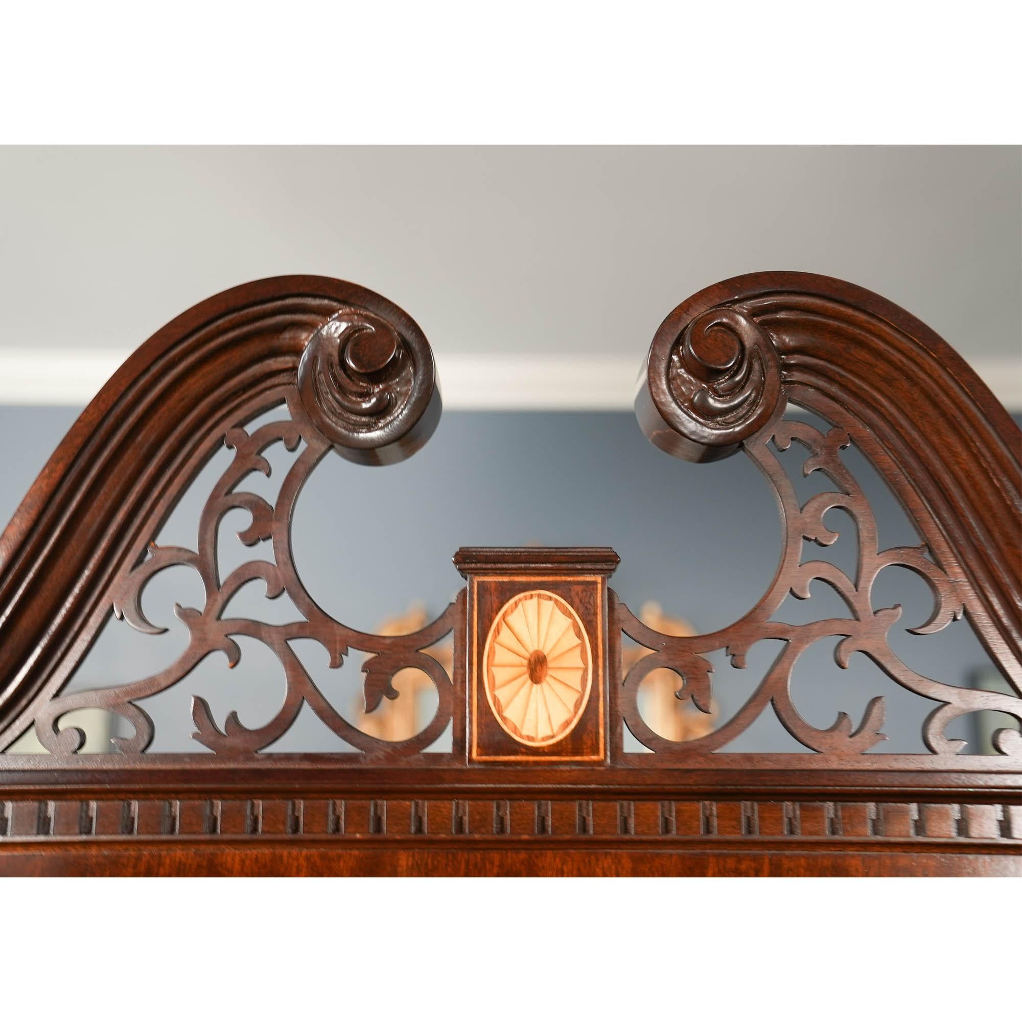 NVIN0540 Vintage Councill Furniture Breakfront For Sale 2