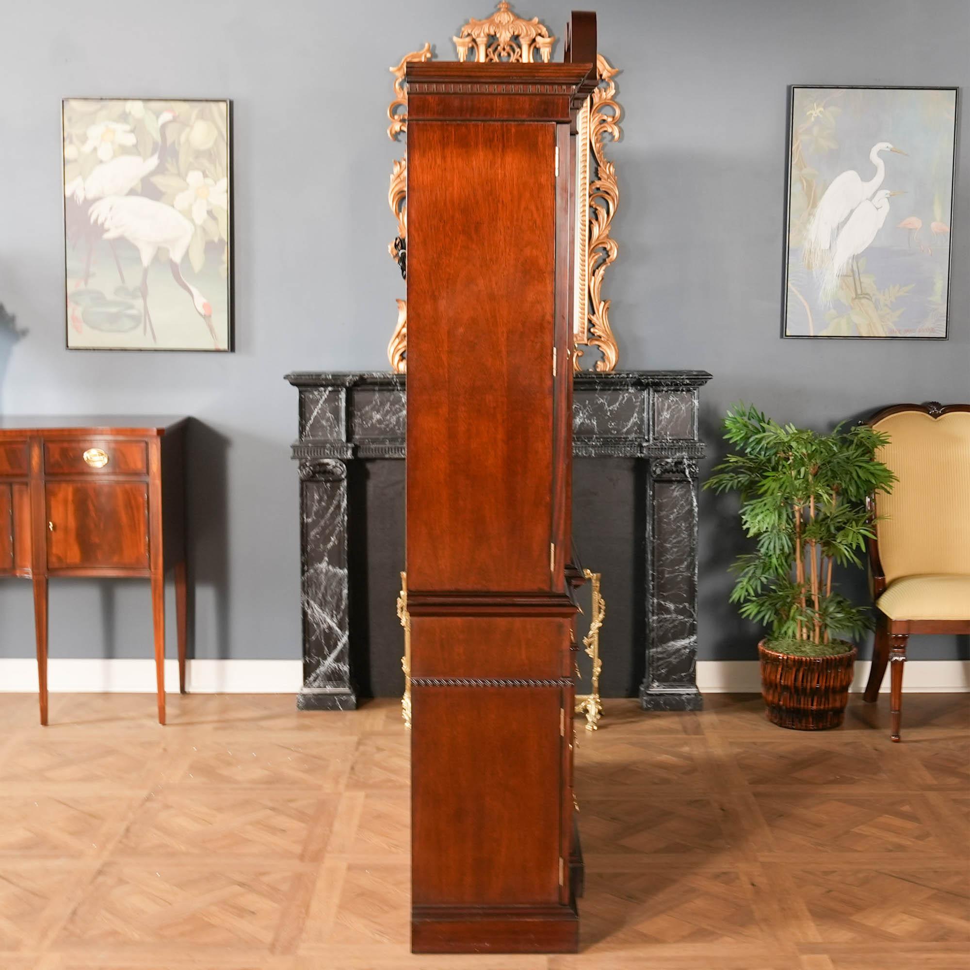 NVIN0540 Vintage Councill Furniture Breakfront For Sale 8