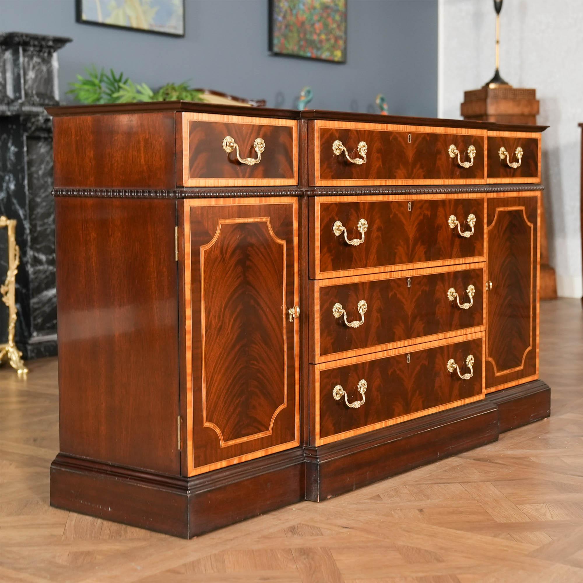 Renaissance NVIN0540 Vintage Councill Furniture Breakfront For Sale