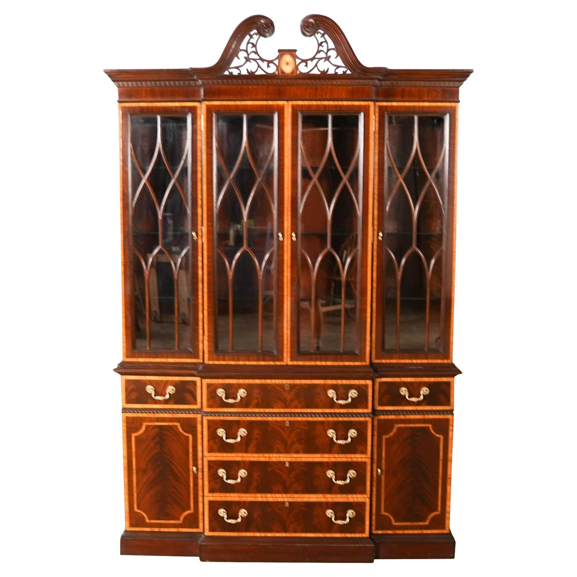 NVIN0540 Vintage Councill Furniture Breakfront