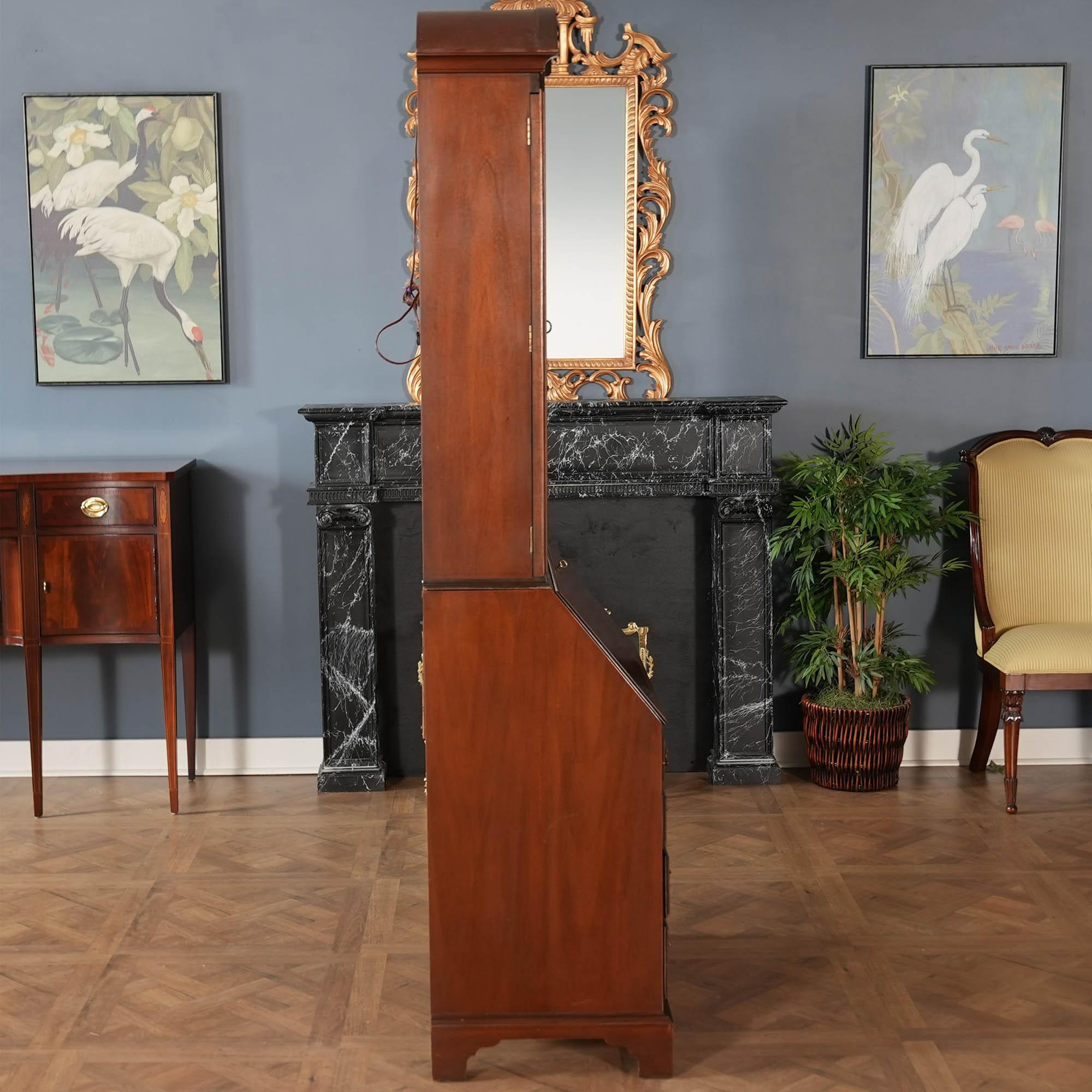 NVIN0544 Vintage Hickory Furniture Secretary Desk For Sale 7