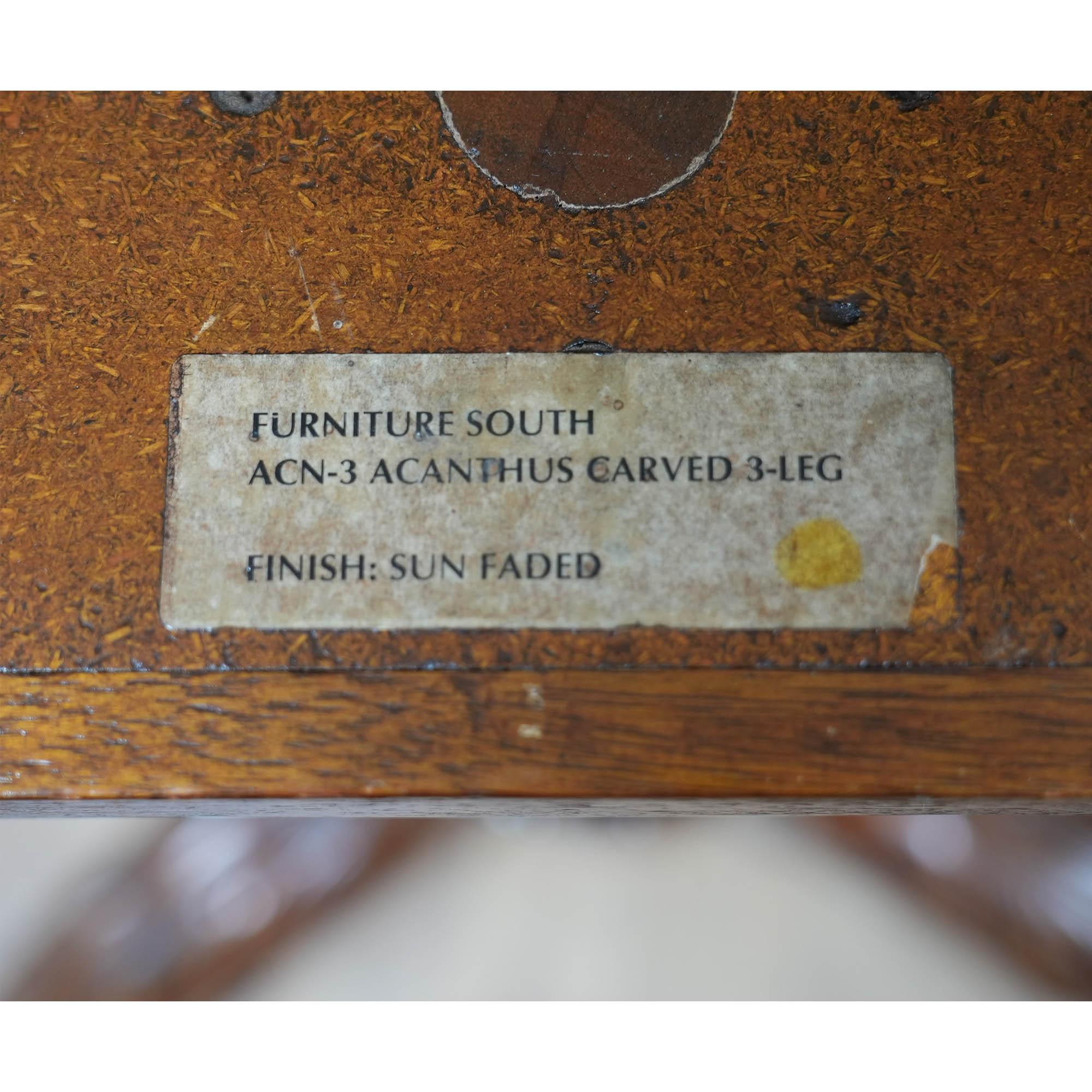 NVIN0557 Vintage Furniture South Mahogany Dining Table In Good Condition For Sale In Annville, PA