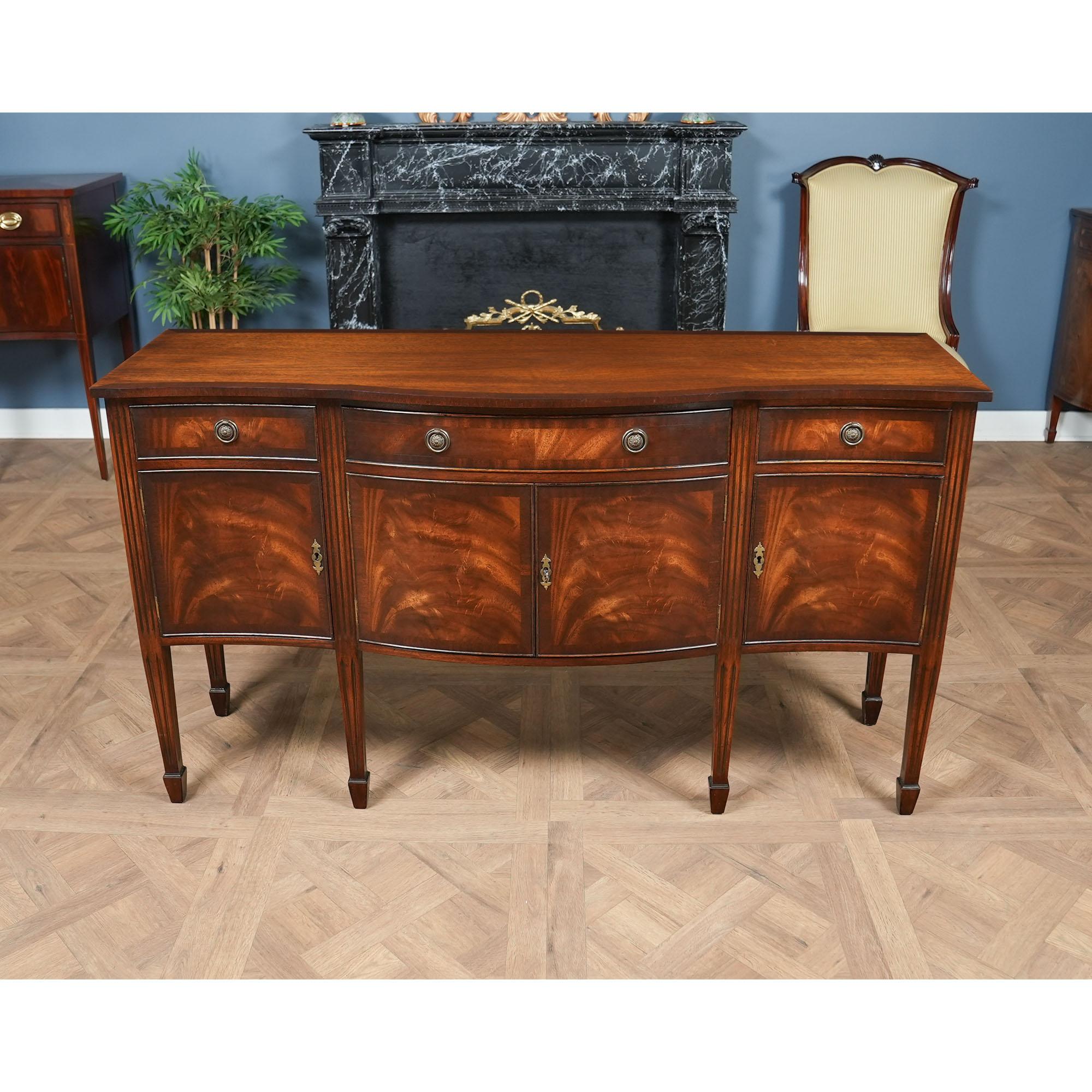 Hand-Carved NVIN0561 Bevan Funnell Vintage Sideboard For Sale