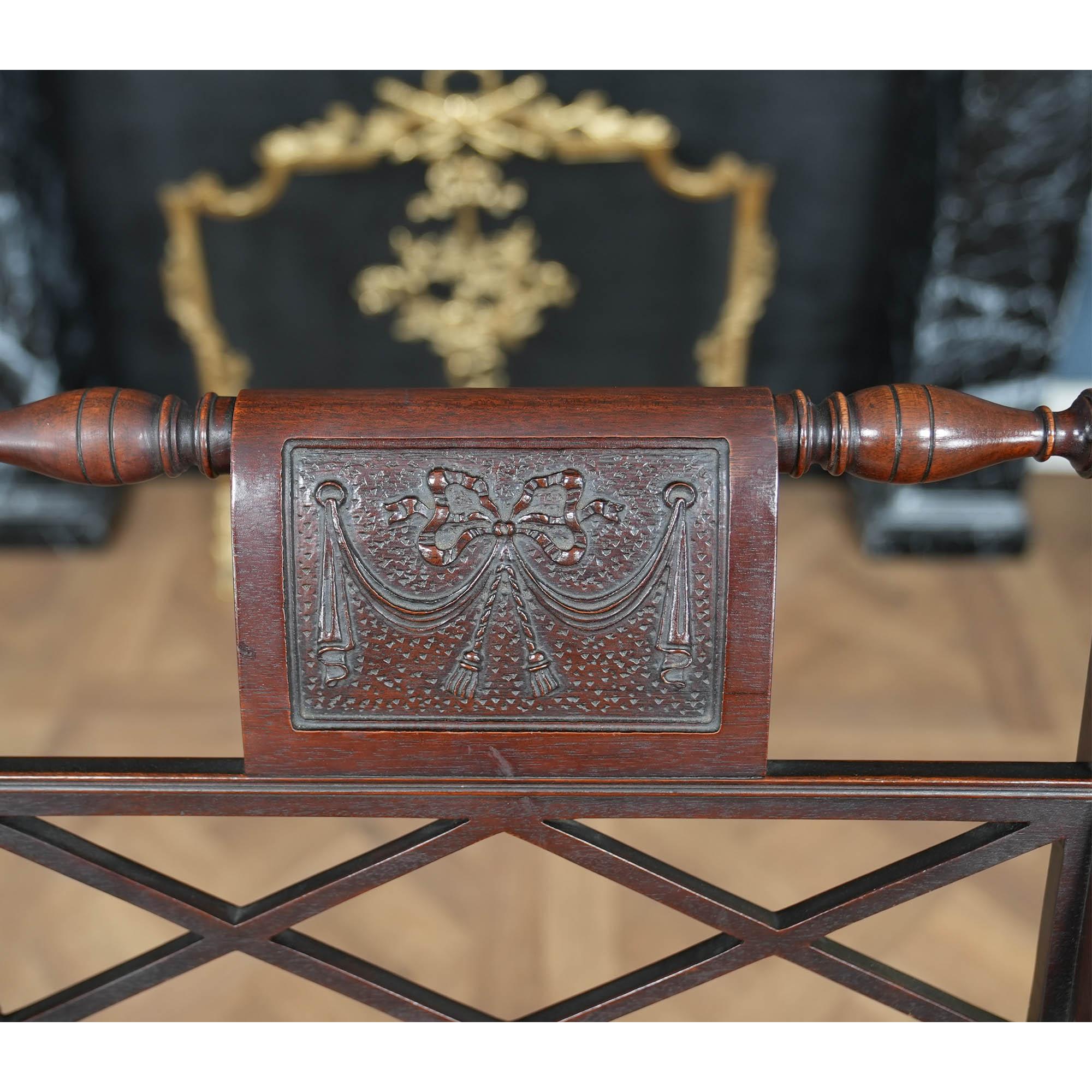 NVIN0571 Ensemble ancien de 6 chaises de style Feder en vente 3