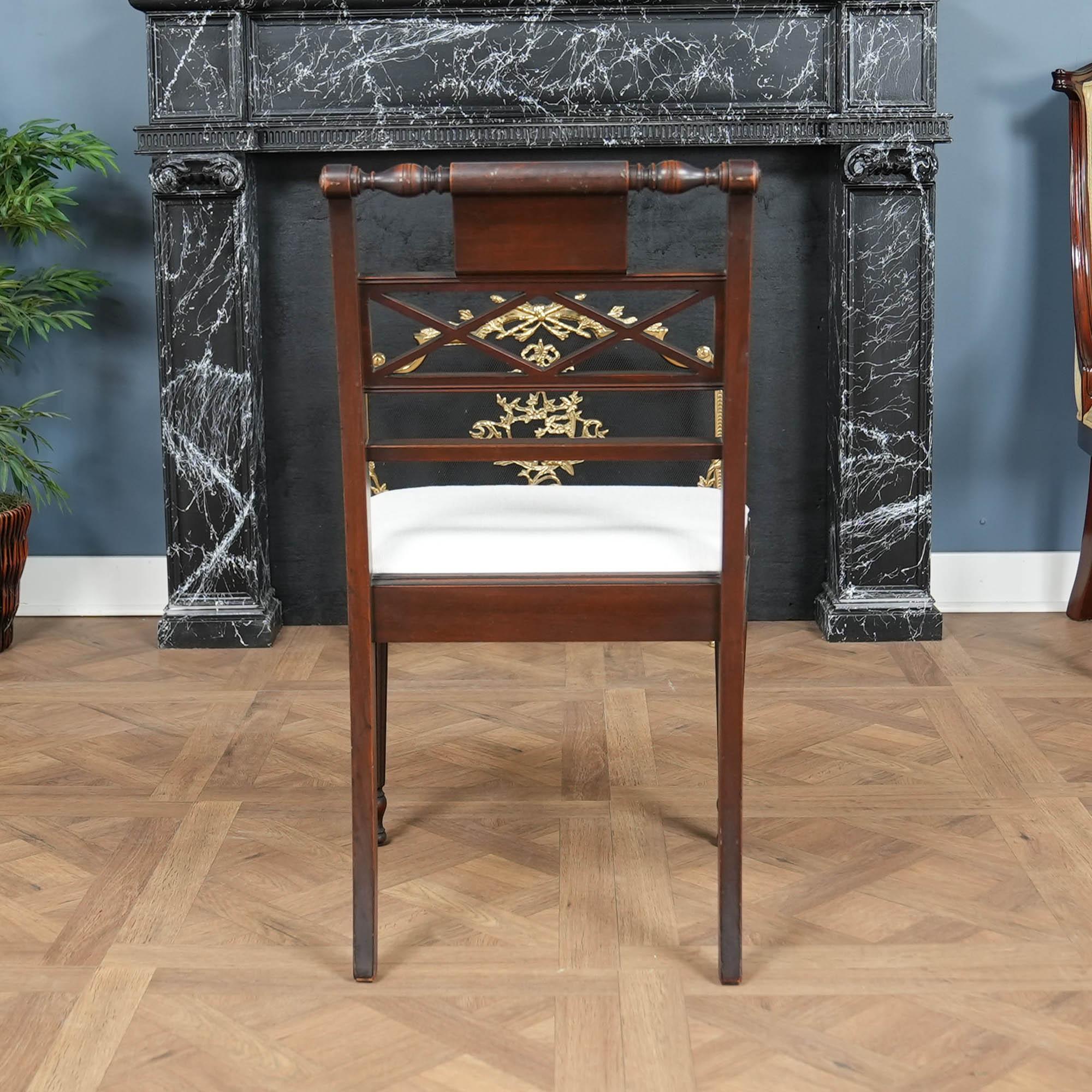 NVIN0571 Ensemble ancien de 6 chaises de style Feder en vente 9