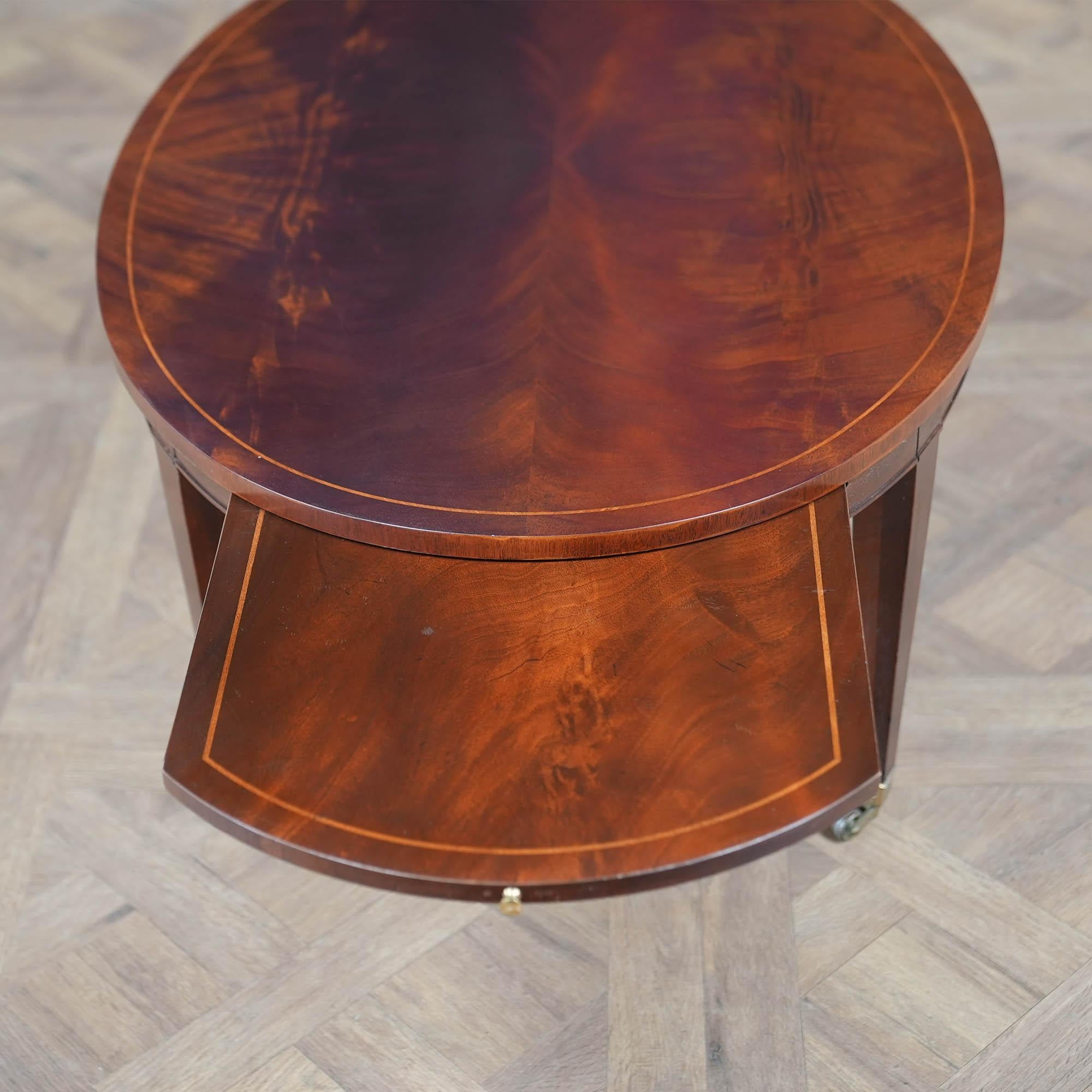 NVIN0572 Vintage Baker Cocktail Table For Sale 3