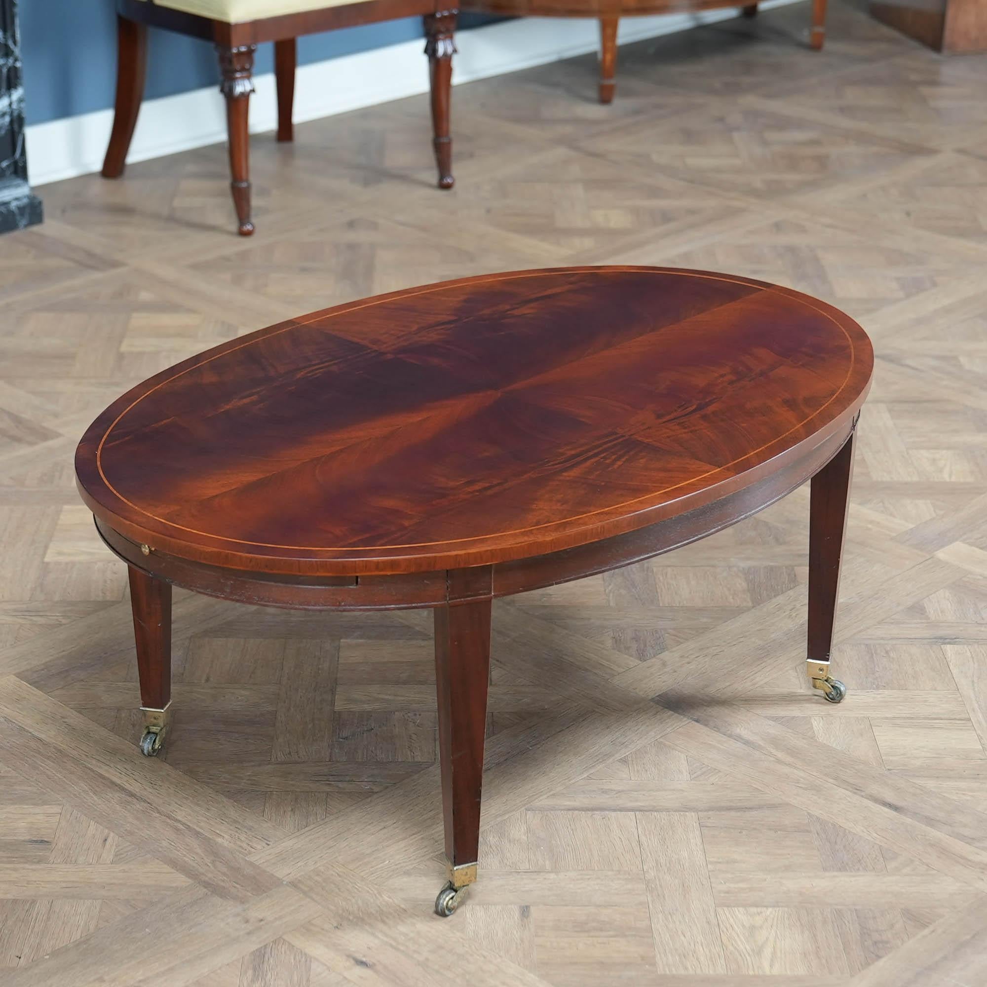 NVIN0572 Vintage Baker Cocktail Table In Good Condition For Sale In Annville, PA