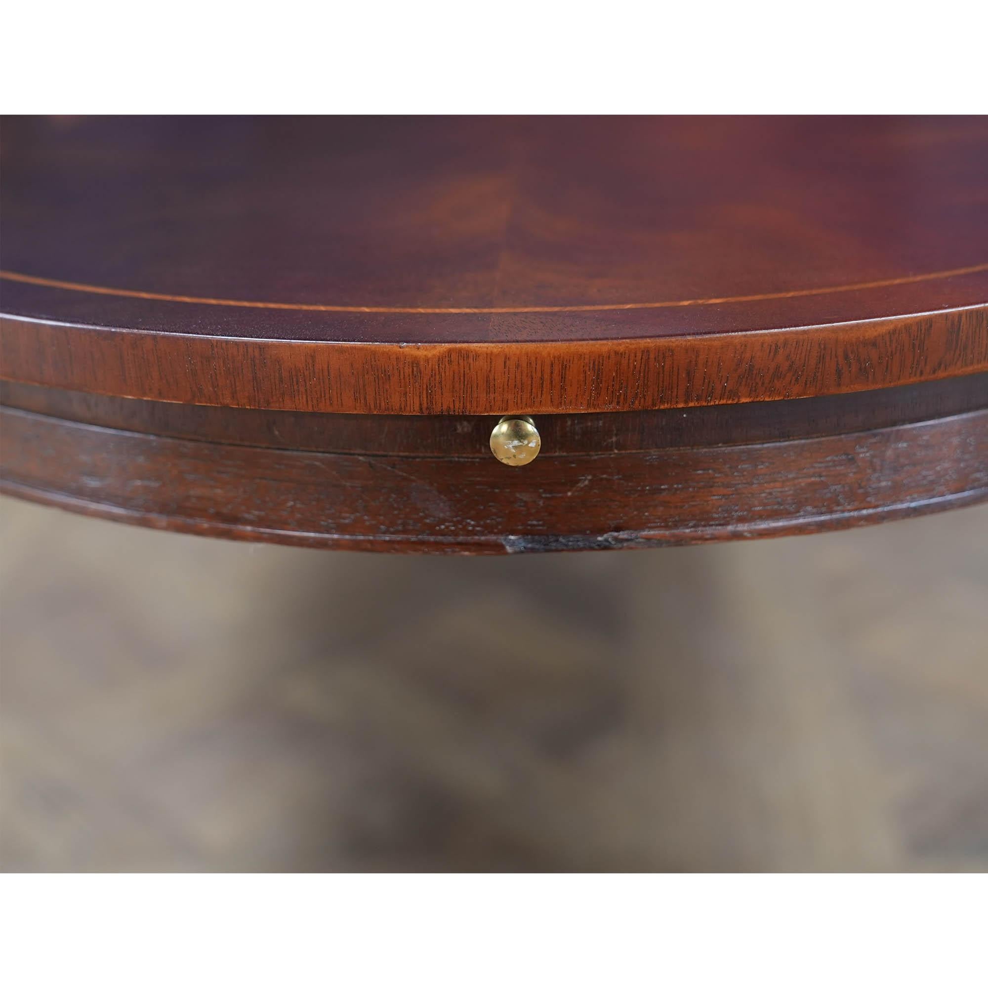 Mahogany NVIN0572 Vintage Baker Cocktail Table For Sale