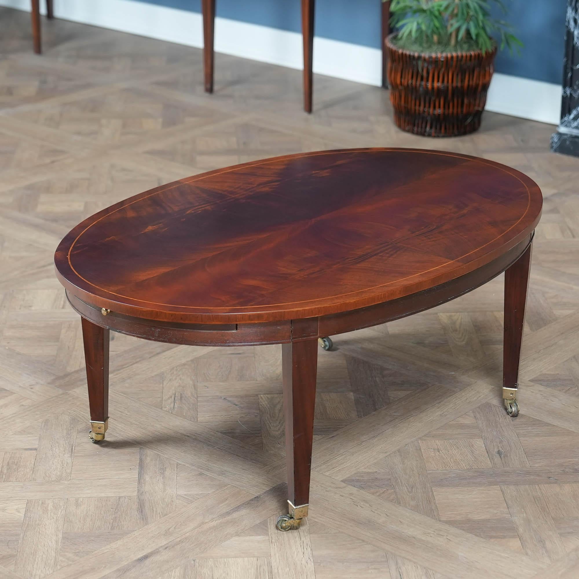 NVIN0572 Vintage Baker Cocktail Table For Sale 2