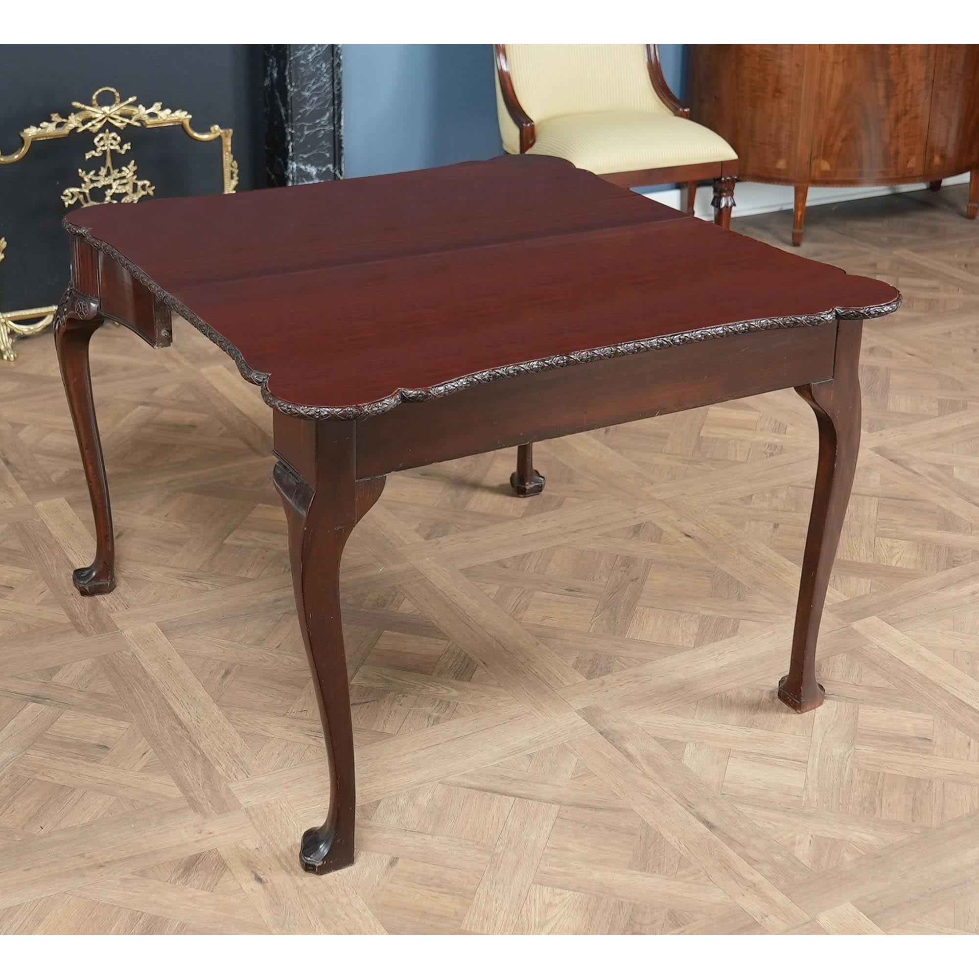 NVIN0574 Table de jeu à plateau en cuir vintage en vente 6