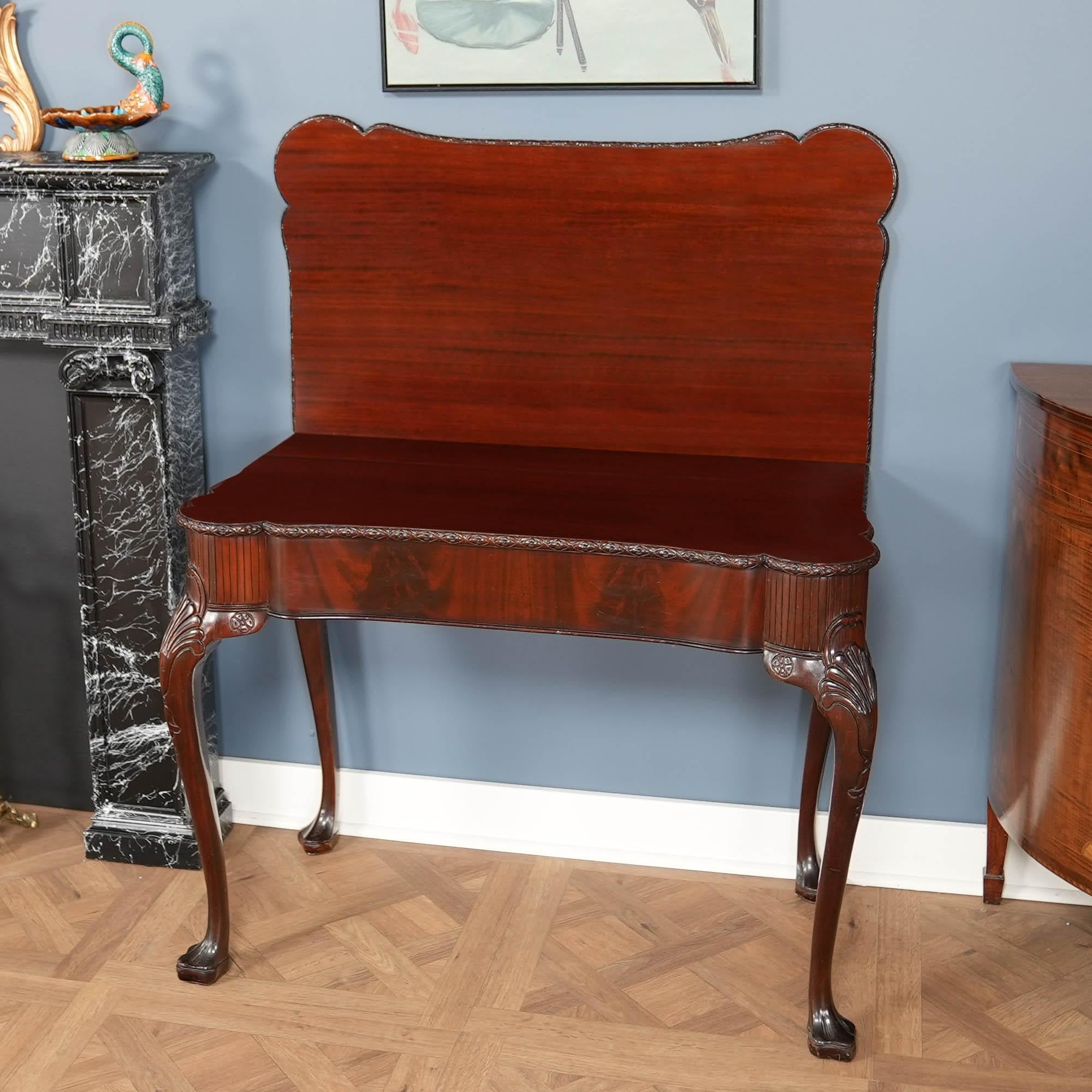 NVIN0574 Table de jeu à plateau en cuir vintage en vente 10