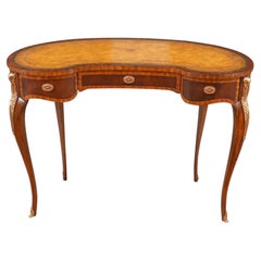 NVIN0618 Vintage Maitland Smith Kidney Shaped Desk