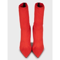 NWOB Ben Taverniti Unravel Project Red Stiletto Ankle Boots Sz.36