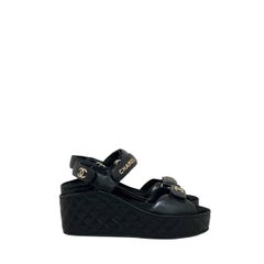 NWOB Chanel 2021 Calfskin Slingback Sandals - Size 41