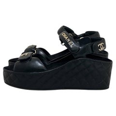 NWOB Chanel 2021 Calfskin Slingback Sandals - Size 41