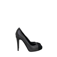 NWOB Chanel Interlocking CC Logo Suede Pumps - Size 41