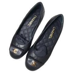 NWOB Chanel Leder Ballett Flats Sz.37