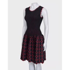 NWOT Alaïa Black Fitted Sleeveless Dress - IT38/XS