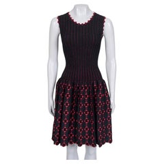 NWOT Alaïa Black Fitted Sleeveless Dress - IT38/XS