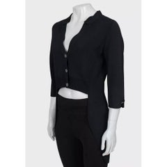 NWOT Chanel Black V-Neck Cardigan Never Worn Sz.42/XL