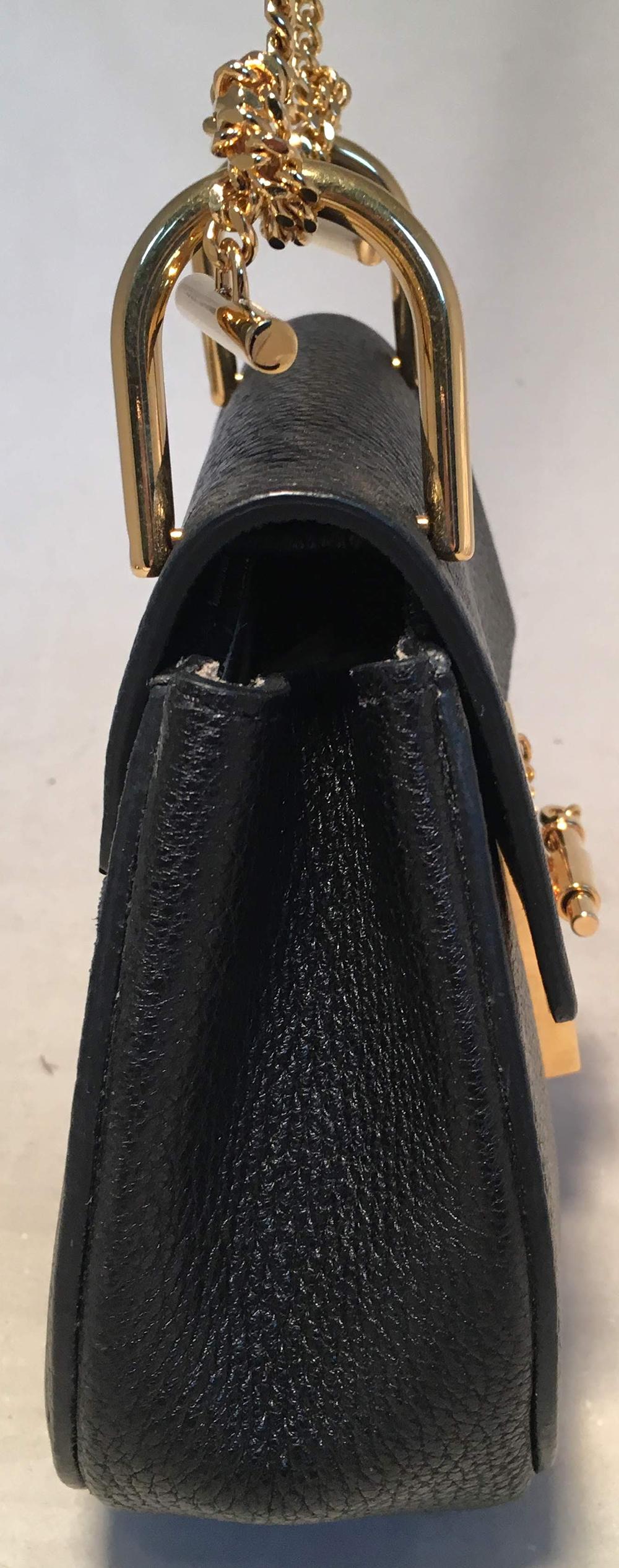 Noir Mini sac à main Chloé Drew en cuir noir, Neuf avec étiquette en vente
