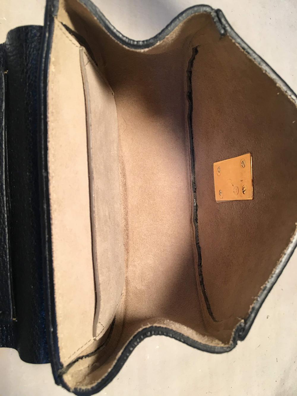 NWOT Chloe Mini Drew Black Leather Saddle Bag 1