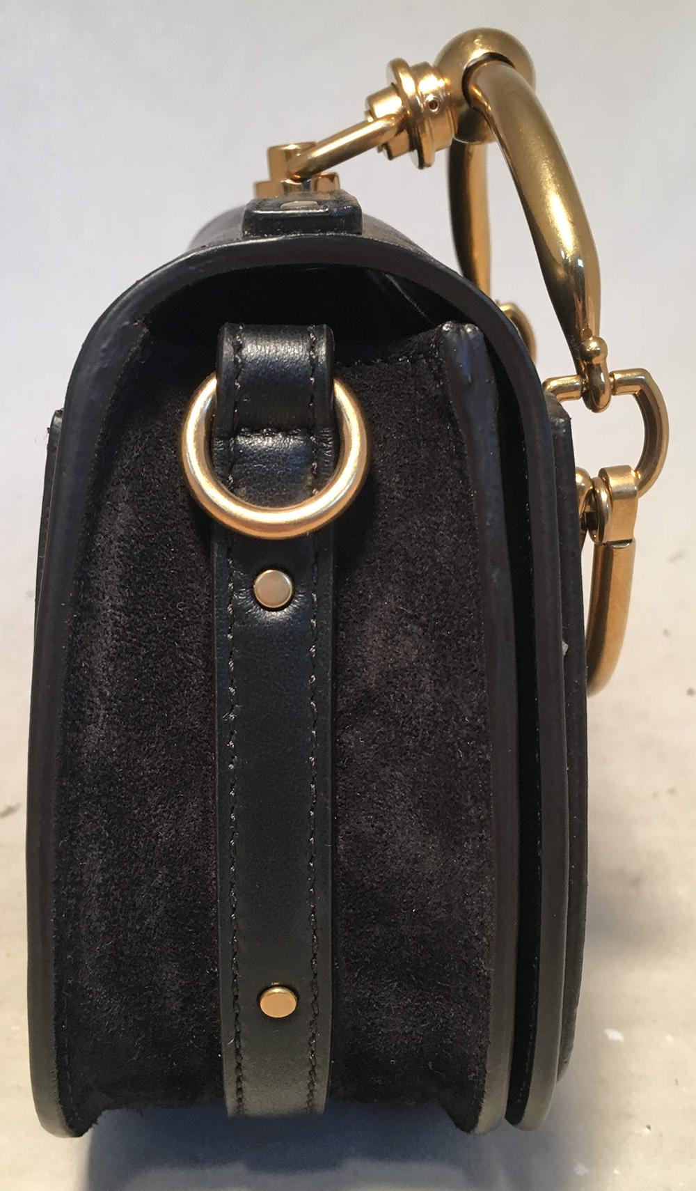 Women's NWOT Chloe Nile Small Black Leather Bracelet Bag