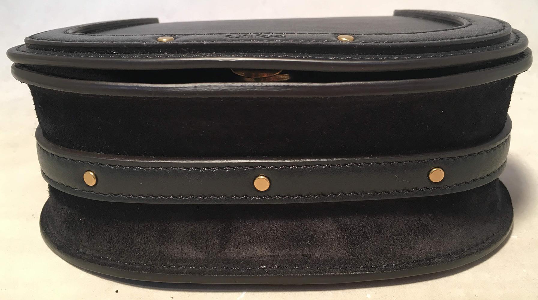 NWOT Chloe Nile Small Black Leather Bracelet Bag 2