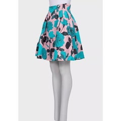 NWOT Christian Dior Silk Floral Print Skirt FR38 M