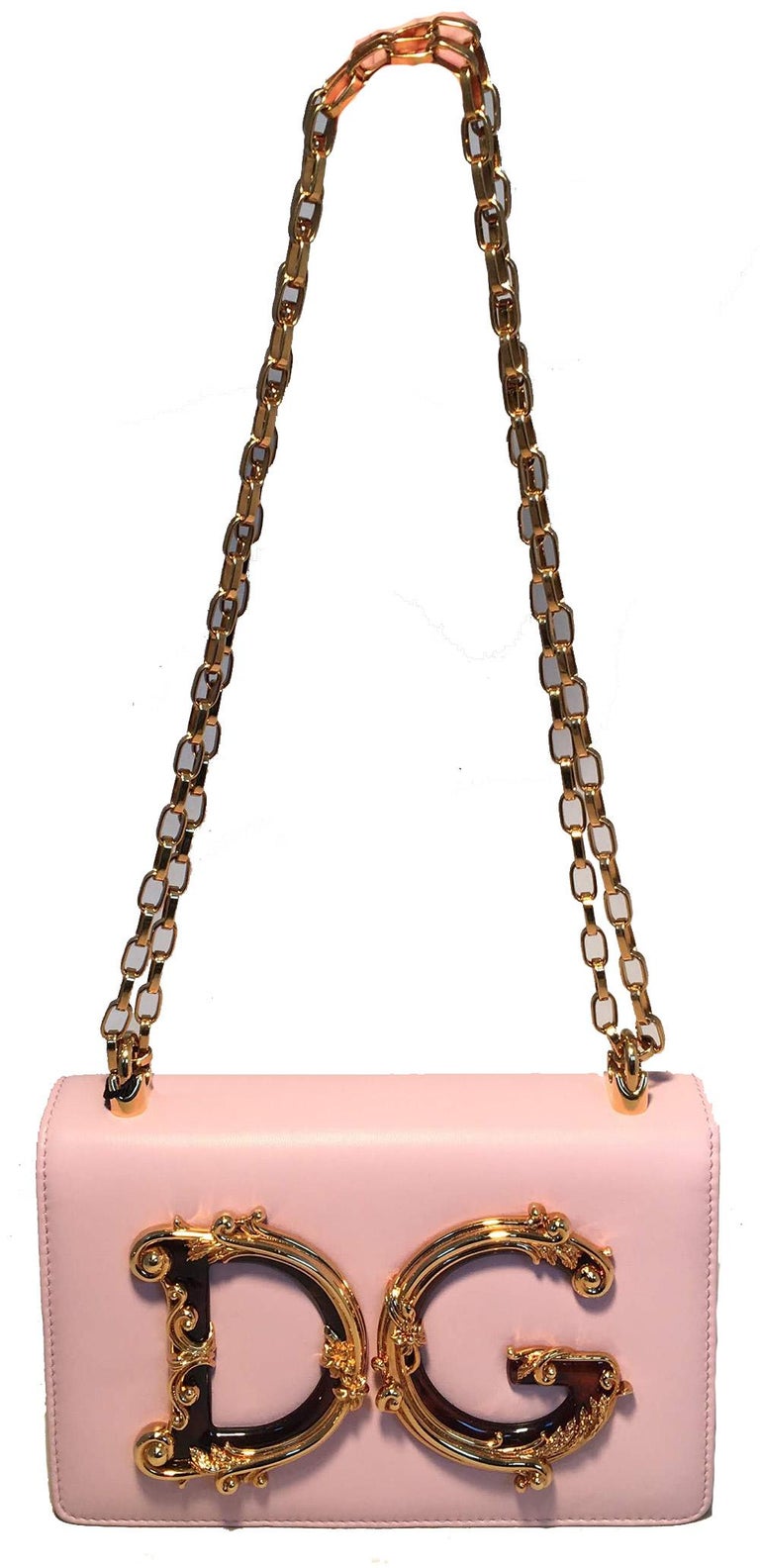Dolce & Gabbana Welcome Graffiti Shoulder Bag - Pink Shoulder Bags, Handbags  - DAG279081