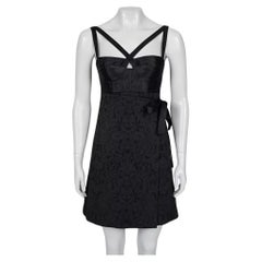 NWOT Dolce & Gabbana Black Jacquard Corset Dress - Size S (IT40)