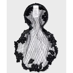 NWOT Dolce & Gabbana Black Lace Veil Headband