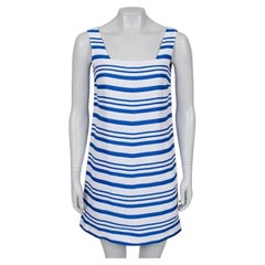 NWOT Dolce & Gabbana: miniabito chic a righe con linea ad A, taglia XS