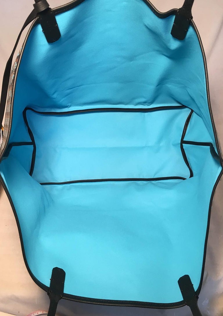 Goyard Saint Louis Claire-Voie GM Bag Turquoise