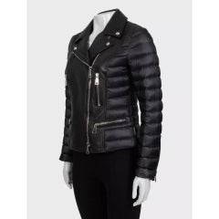 NWOT Moncler Souci Black Fitted Down Jacket S