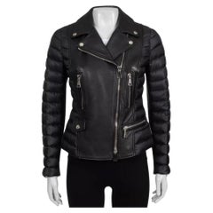 NWOT Moncler Souci Black Fitted Down Jacket S
