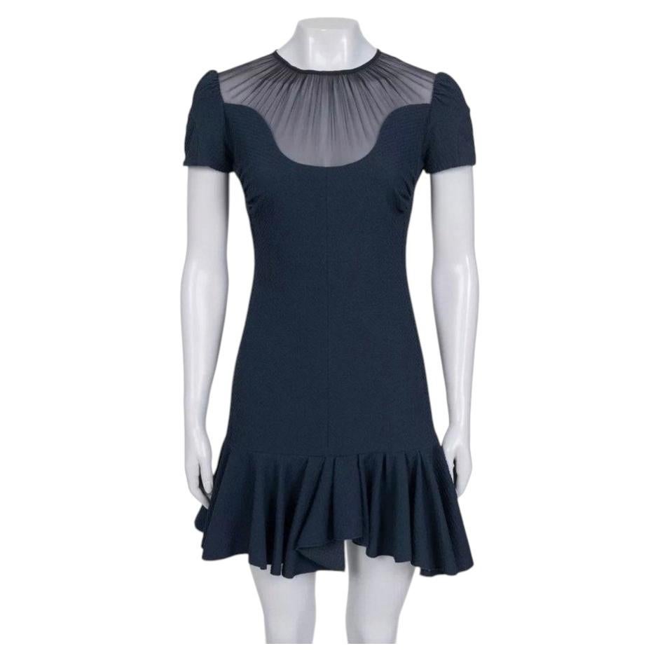 NWOT Nina Ricci Blue Flared Mini Dress - EU38 / M