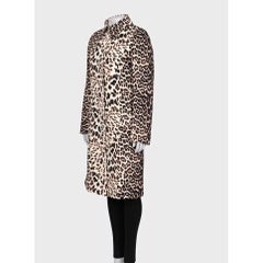 NWOT Prada Brown Animal Print Wool Coat - IT42 / M