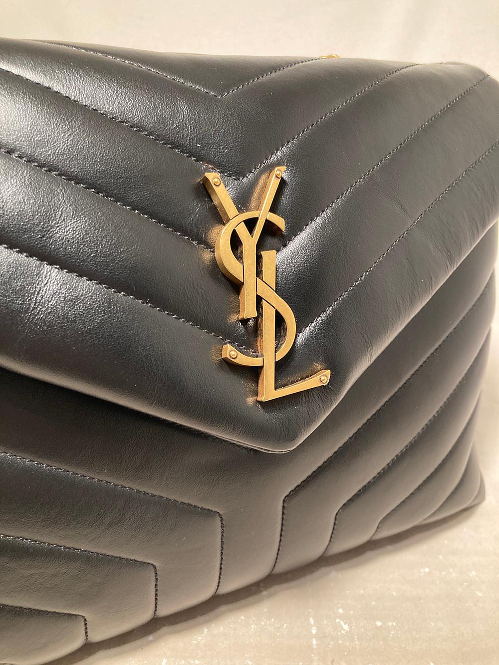 ysl quilted tote