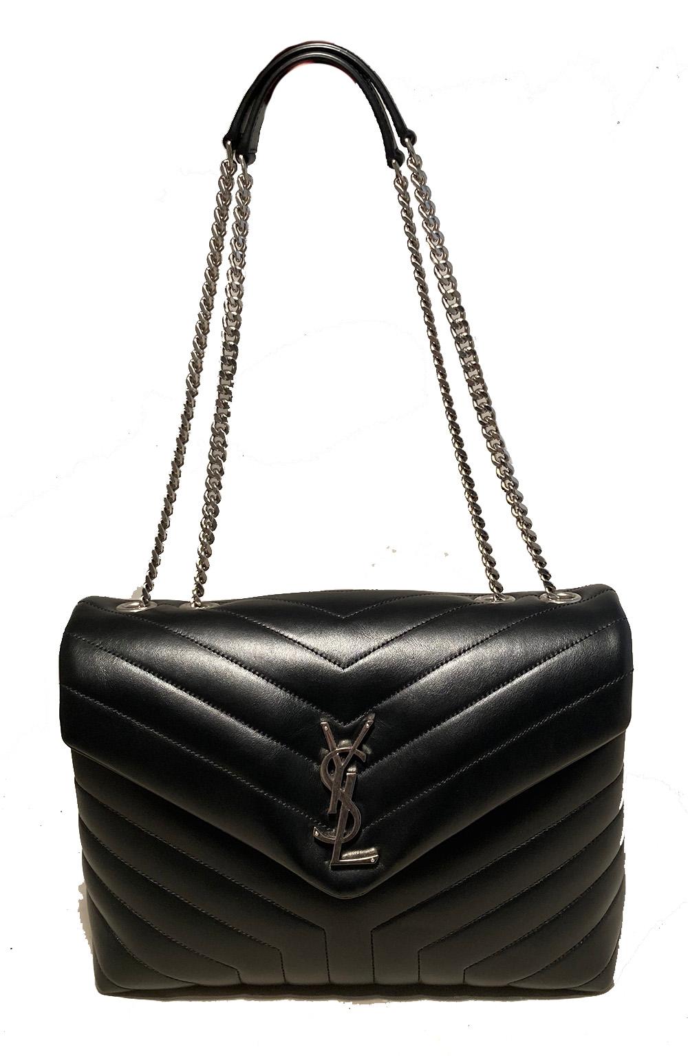 NWOT Saint Laurent Loulou Quilted Leather YSL Bag In New Condition In Philadelphia, PA