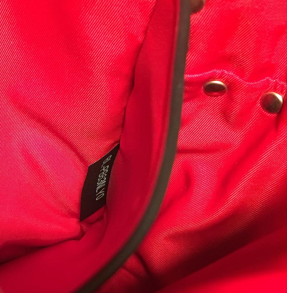 NWOT Valentino Red Nylon Mini Rockstud Backpack  3