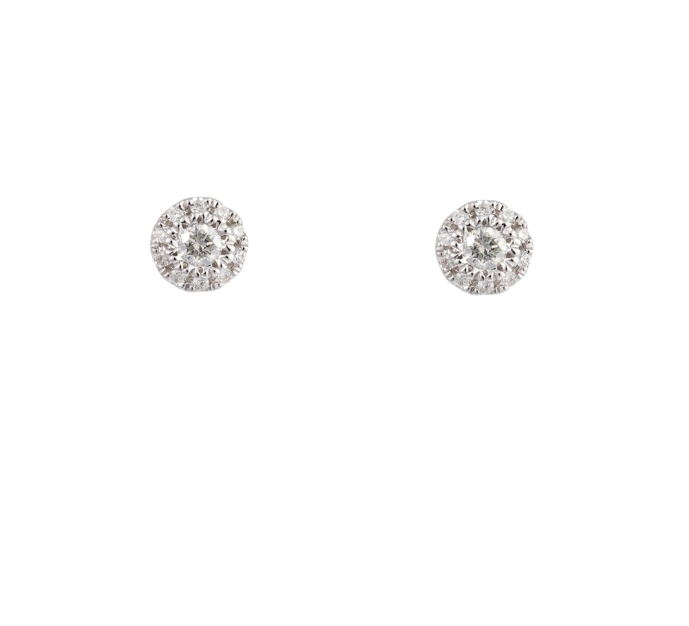 NWT $1, 275 Orecchini a cono in oro 18 carati con diamanti scintillanti