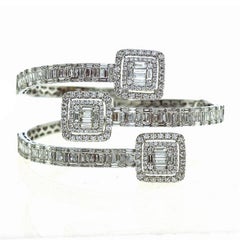NWT $101 000 Oro 18KT Bracciale con diamanti scintillanti Bracciale con diamante