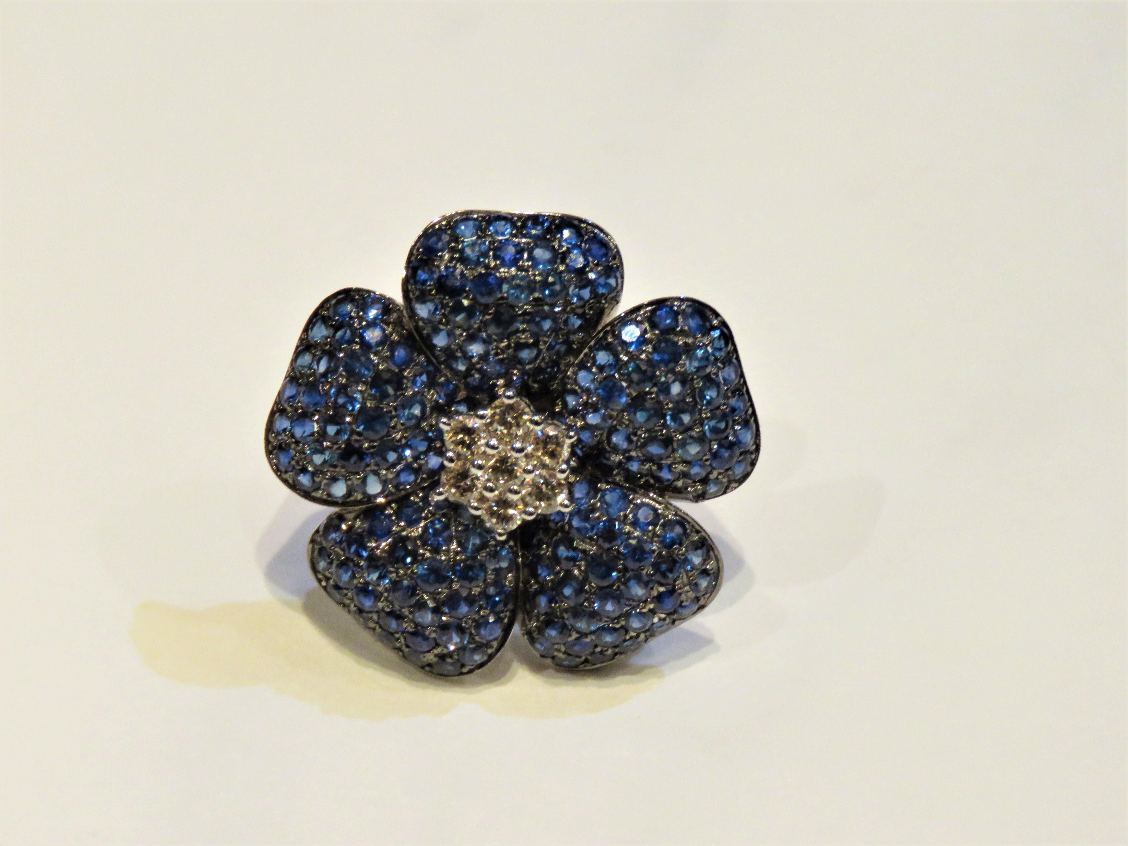 orecchini di zaffiro blu
