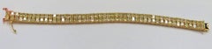 Nwt $137, 644 Rare Fancy 18kt Gold Gorgeous 24ct Fancy Yellow Diamond Bracelet
