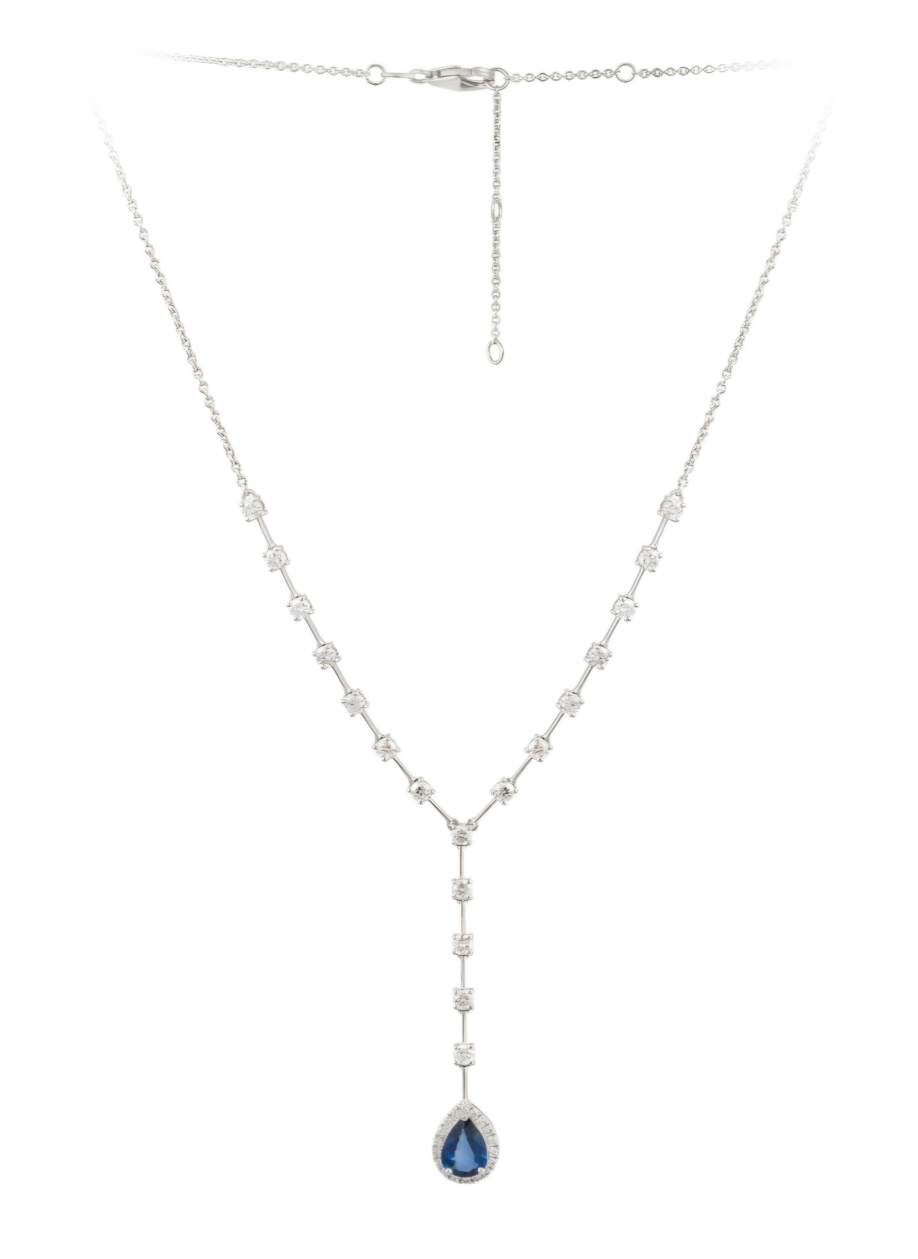 The Following Item we are offering is a Rare Important Radiant 18KT Gold Rare Gorgeous Fancy Blue Sapphire Adjustable Diamond Necklace. Necklace is comprised of a Gorgeous Array of Fancy Blue Sapphires with Diamonds!!! T.C.W. Approx 3CTS!!! This