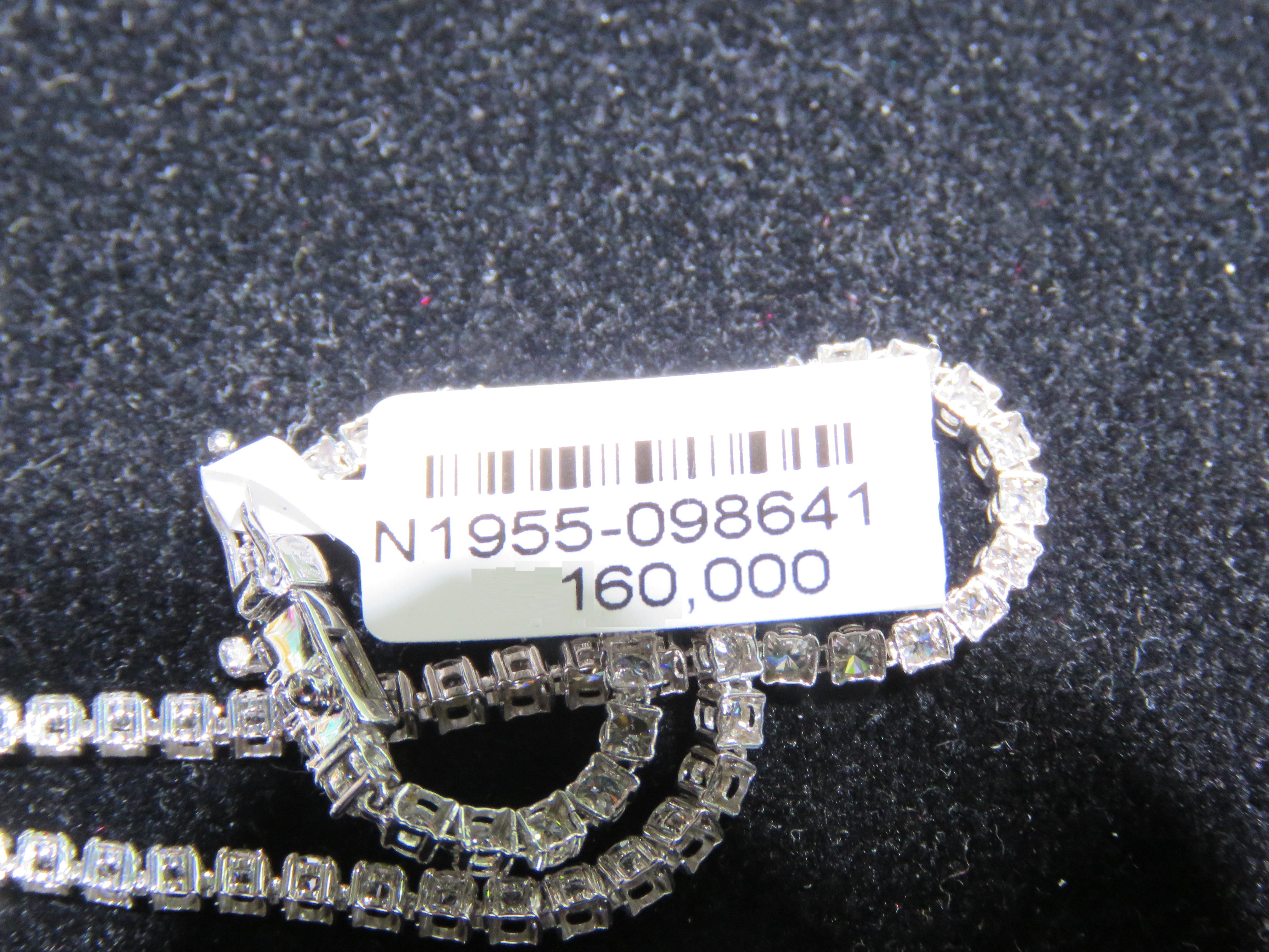 Women's NWT 160, 000 18KT Magnificent Rare Fancy 15ct Paraiba Tourmaline Diamond Necklace For Sale
