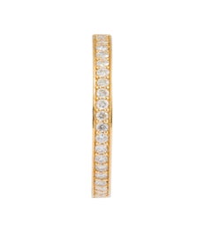 18, 000 18KT Gelbgold Fancy Wunderschöne glitzernde Diamant-Creolen